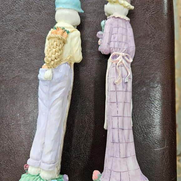 world bazar thin resin bunny figurines - Picture 2 of 5